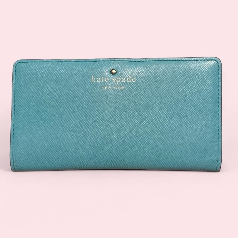 Kate Spade Cedar St. Stacy Wallet in Turquoise